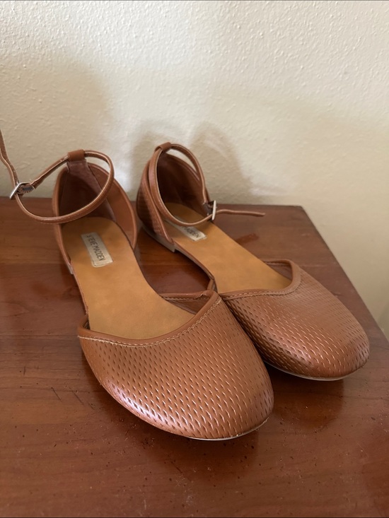 Steve Madden Shoes - Steve Madden Women’s Ankle-Strap Flats in Brown